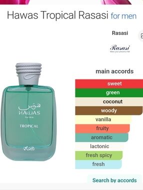 Rasasi Hawas Tropical (Le Beau Paradise Garden By Jean Paul Gaultier)